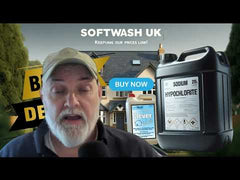 Make Your Own Softwash Bundle. Makes 80L of 4% Softwash Solution to Cover 400m2